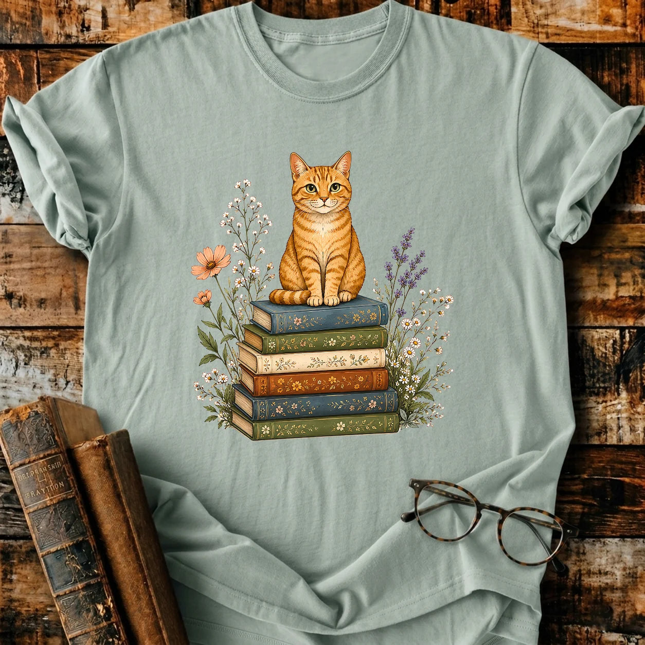Books & Whiskers T-Shirt
