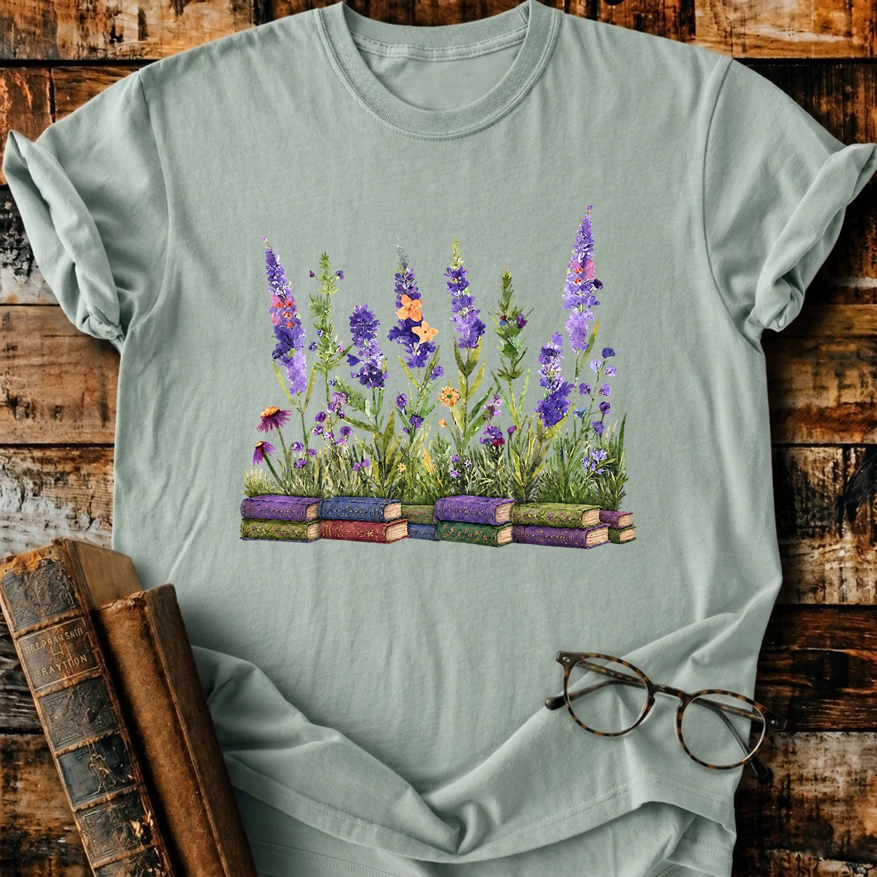 Lavender Library T-Shirt