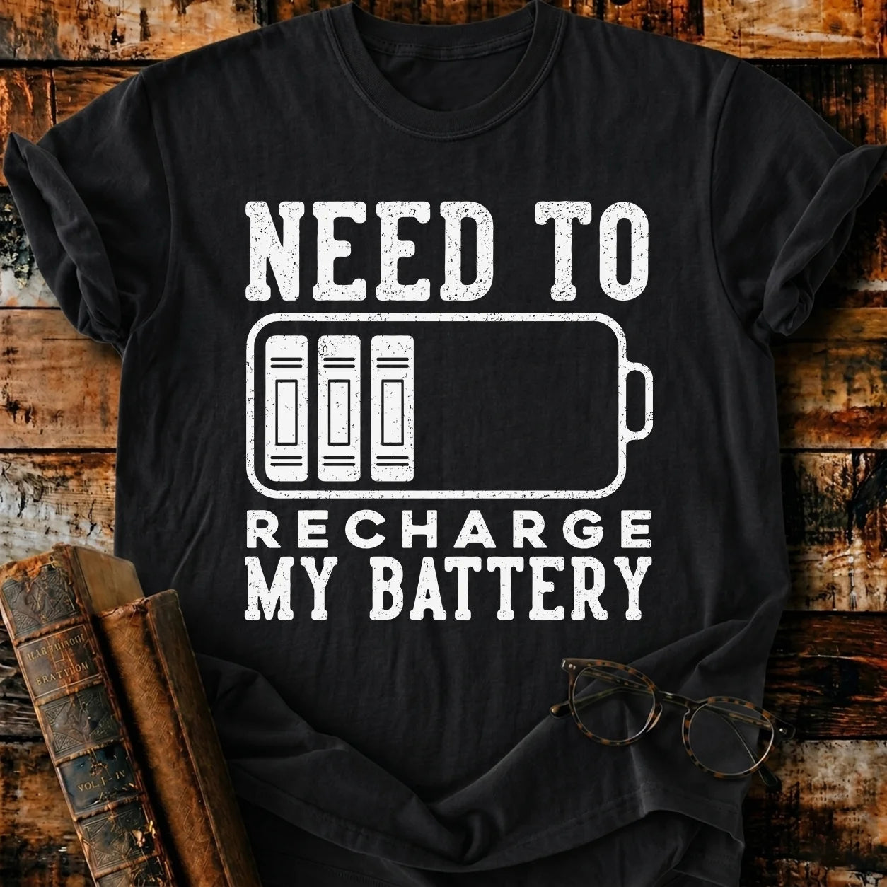 Recharge Battery T-Shirt