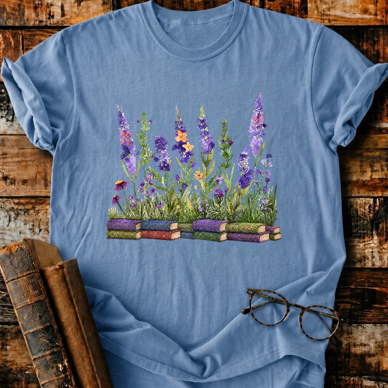 Lavender Library T-Shirt