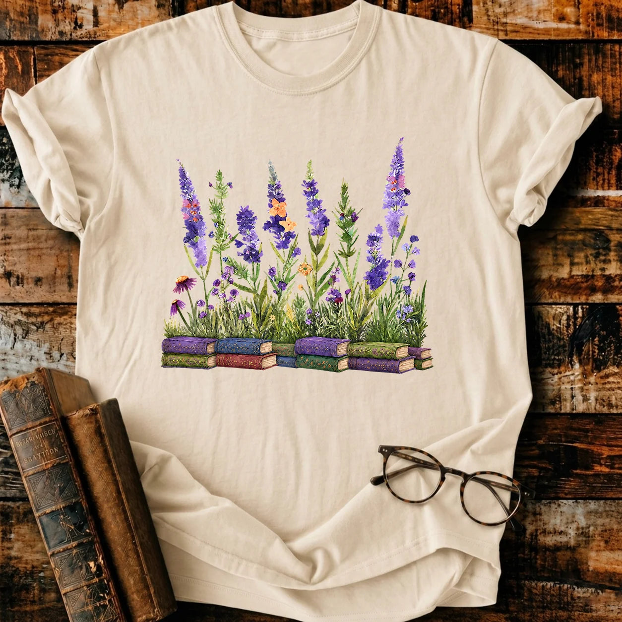 Lavender Library T-Shirt