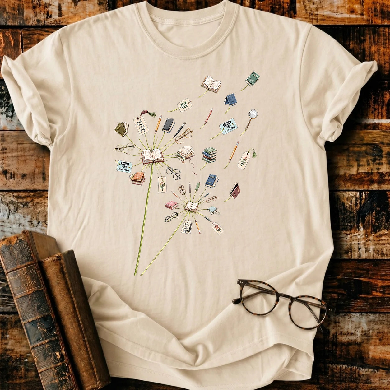 Book Dandelion T-Shirt