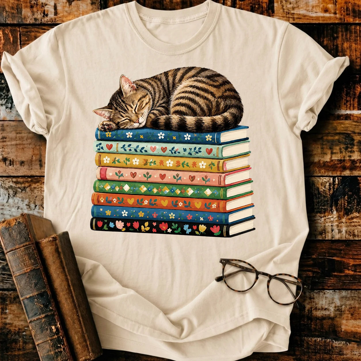 Tabby Cat Sleep T-Shirt