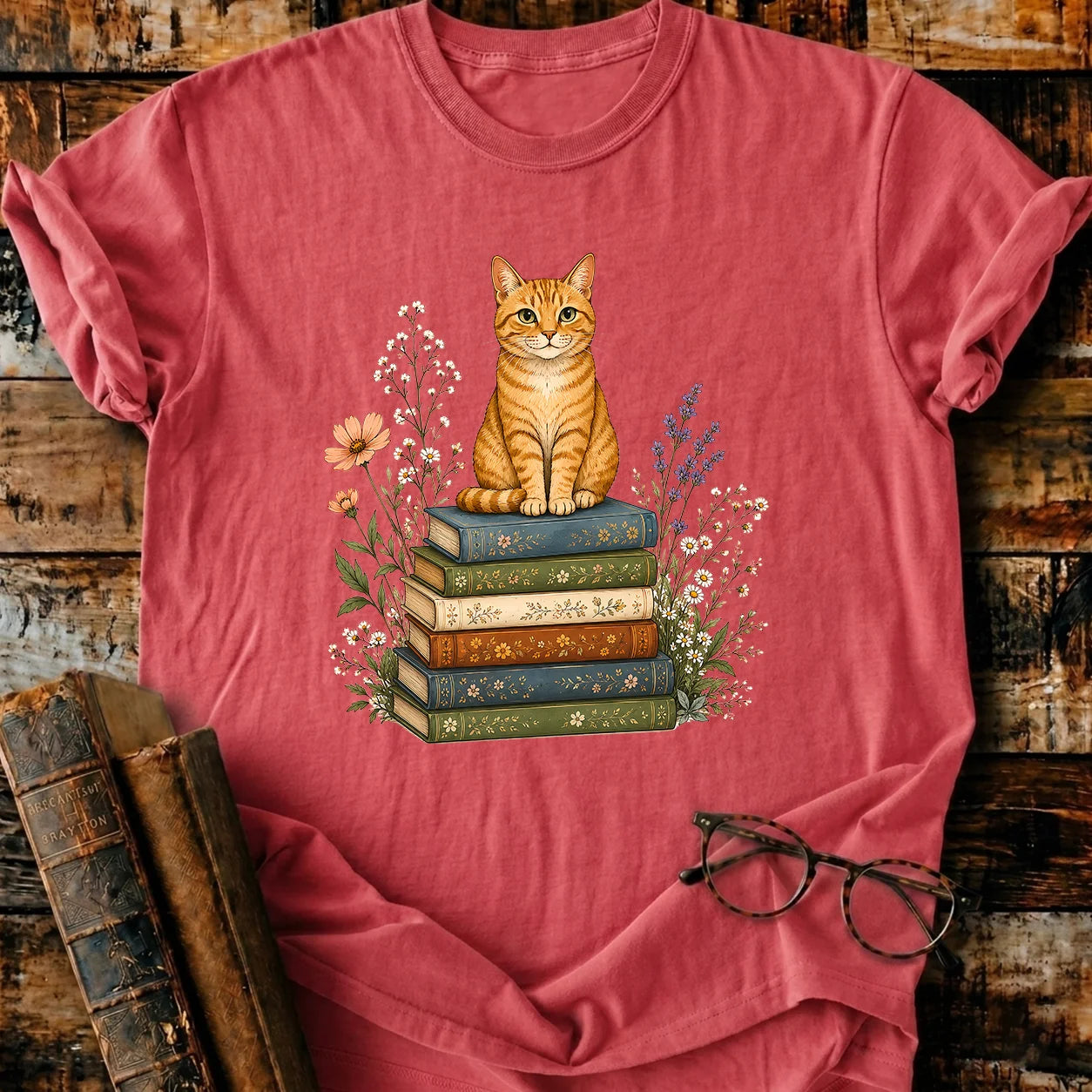 Books & Whiskers T-Shirt