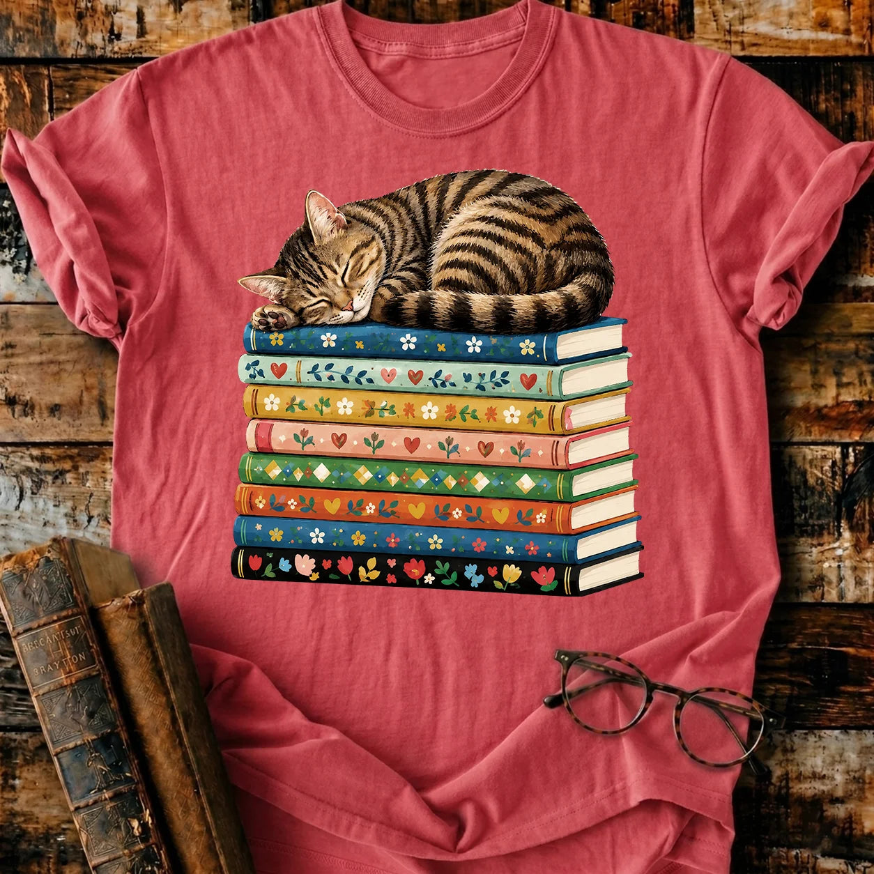 Tabby Cat Sleep T-Shirt