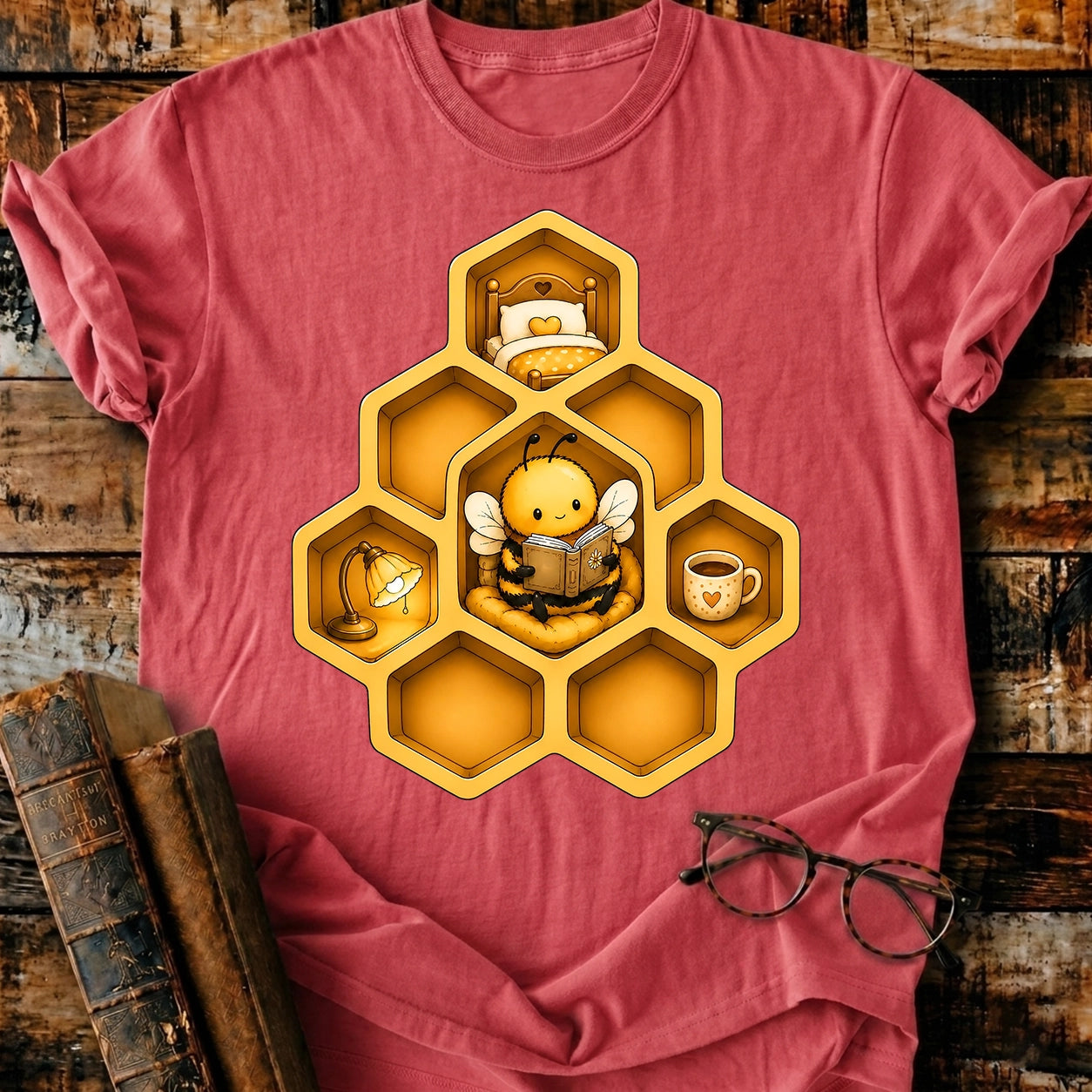 Bee Reading T-Shirt