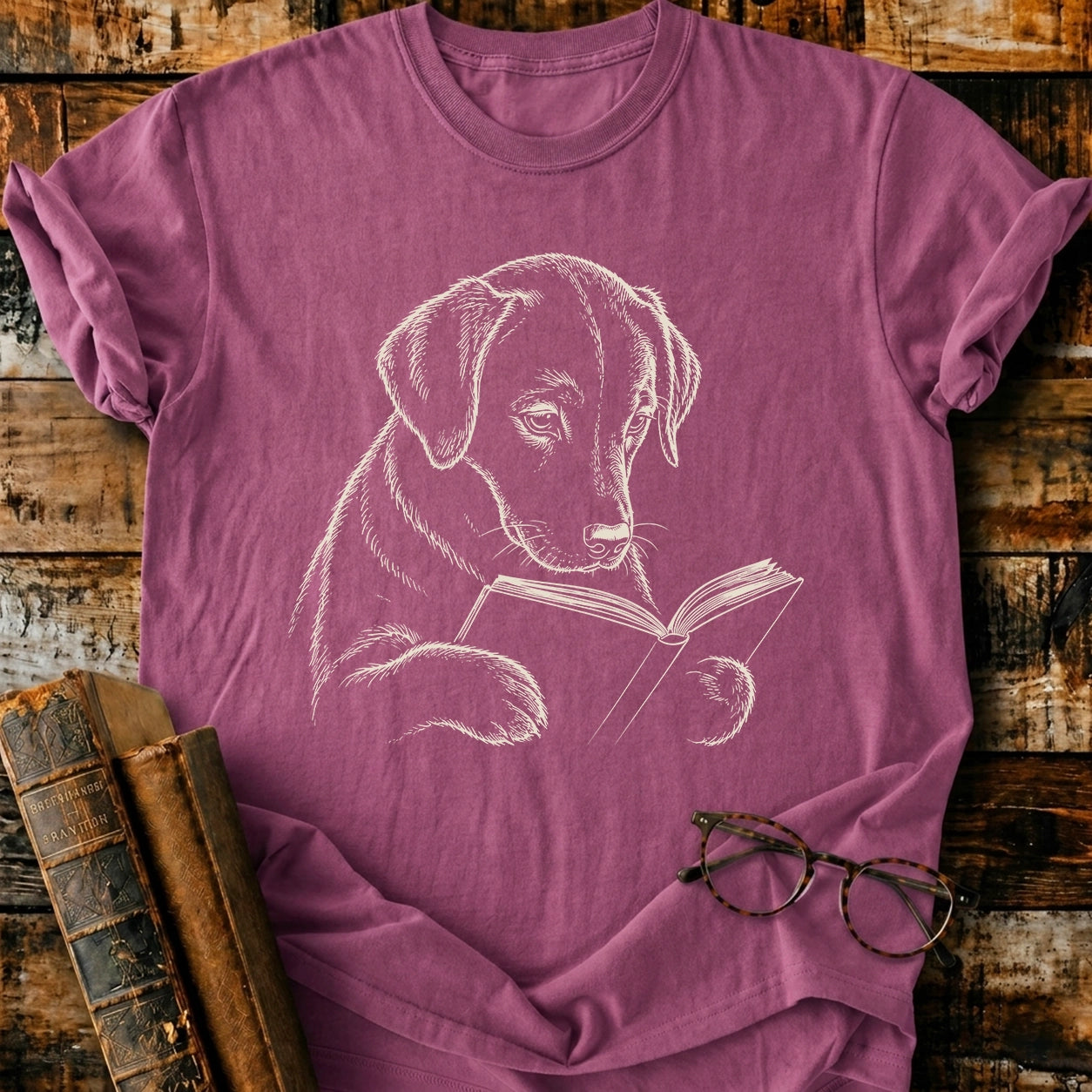 Labrador Retriever Reading T-Shirt