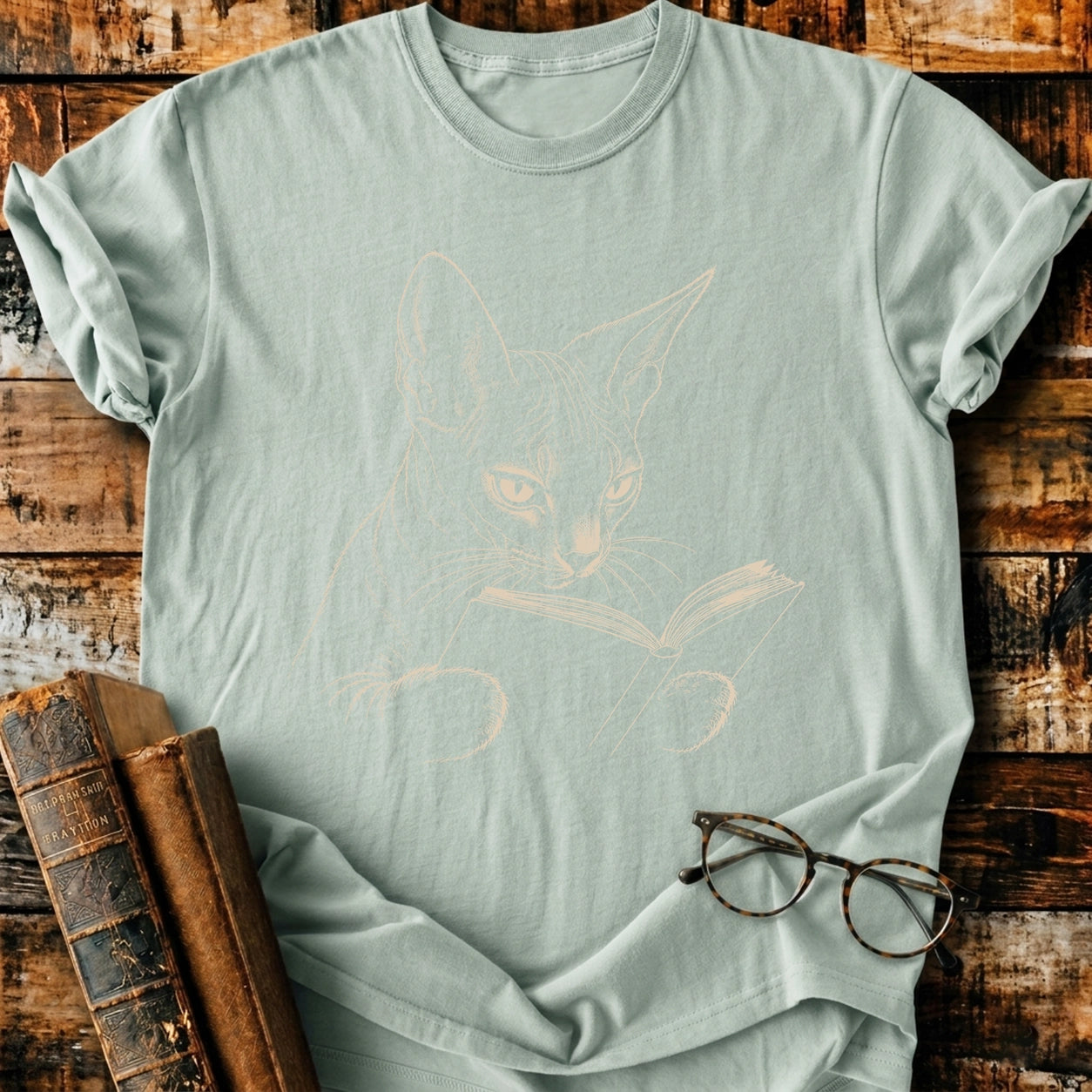 Sphynx Reading T-Shirt