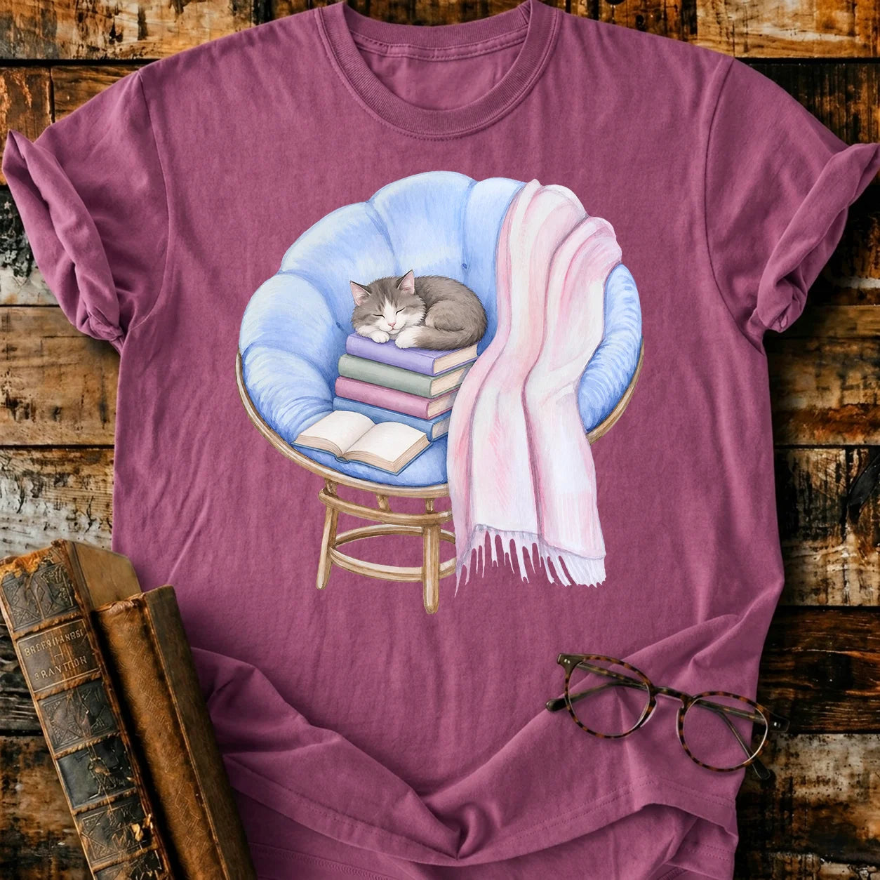 Tabby Cat Sleep T-Shirt