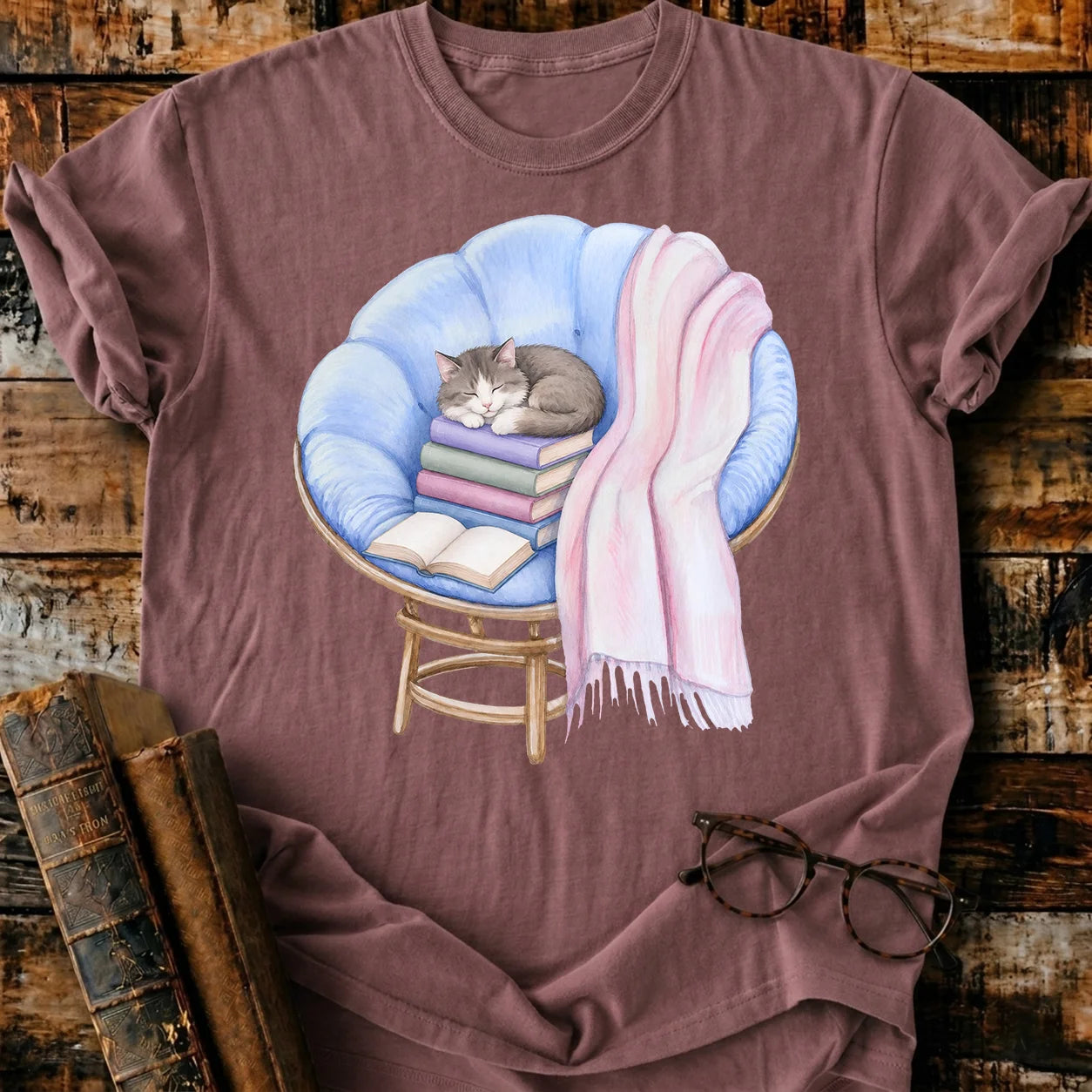 Tabby Cat Sleep T-Shirt