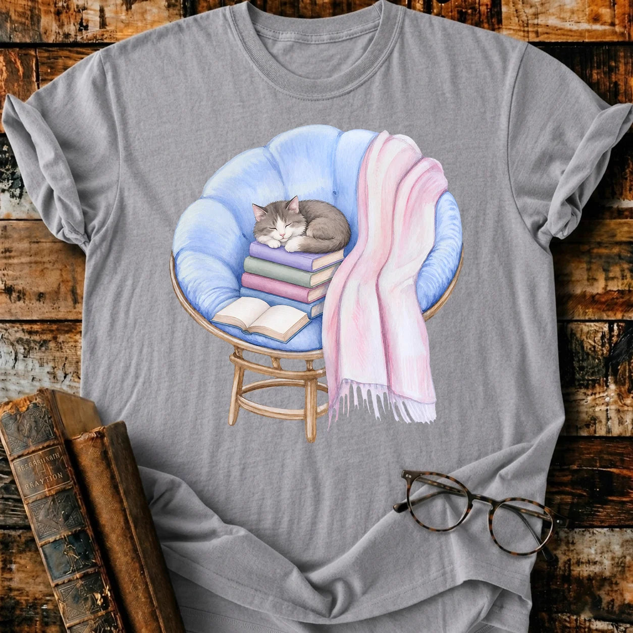 Tabby Cat Sleep T-Shirt