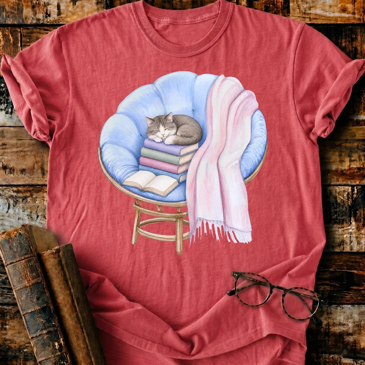 Tabby Cat Sleep T-Shirt